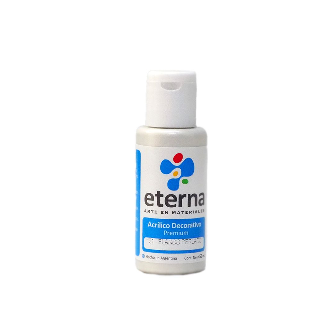 ACRILICO ETERNA 50ml. 121- BLANCO PERLADO