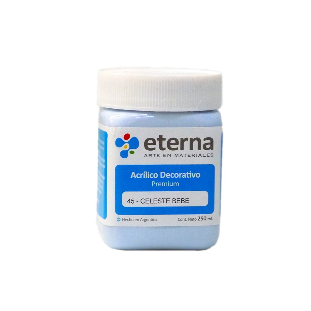 ACRILICO ETERNA 250ml. 45- CELESTE BEBE