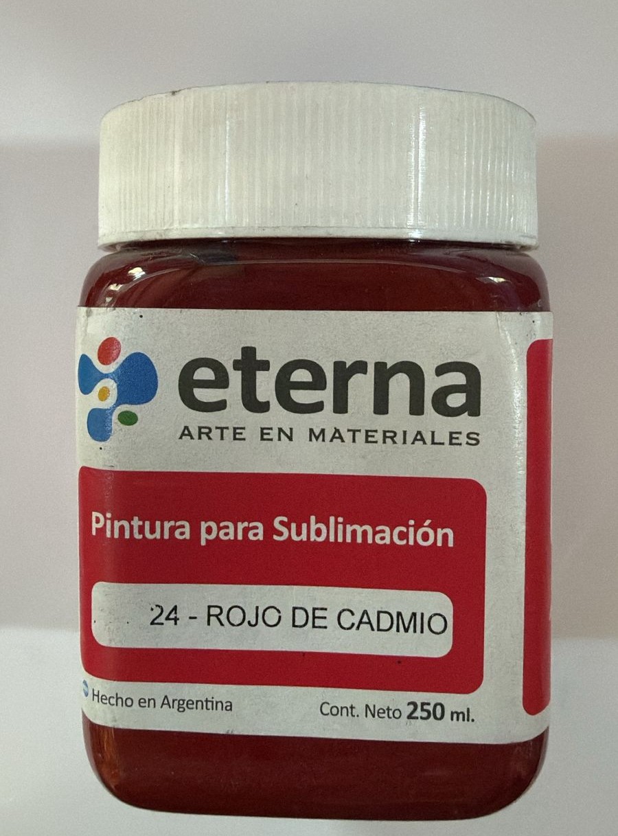 PINTURA SUBLIM.ETERNA 250ml. ROJO DE CADMIO