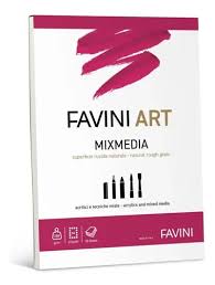 BLOCK FAVINI ART- A4 250gr. MIXMEDIA x20 h.