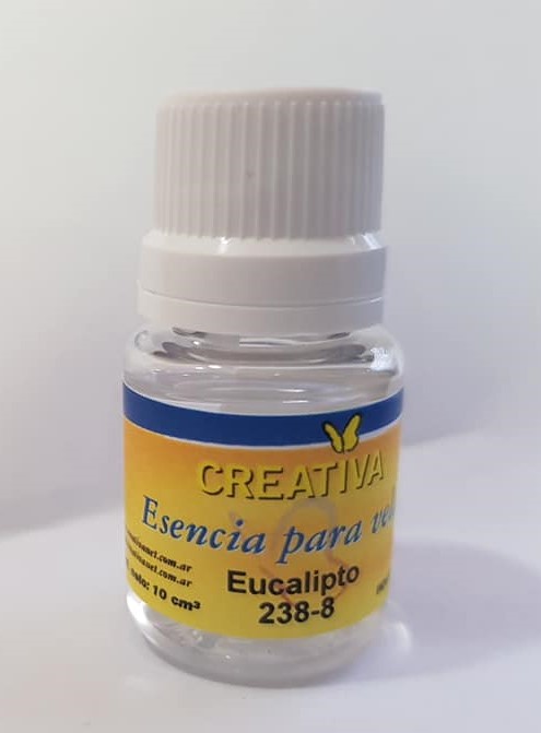 ESENCIAS VELAS CREATIVA x 10cc. - EUCALIPTUS