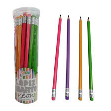 KIRUKI LAPIZ GRAFITO HB NEON x 1u.