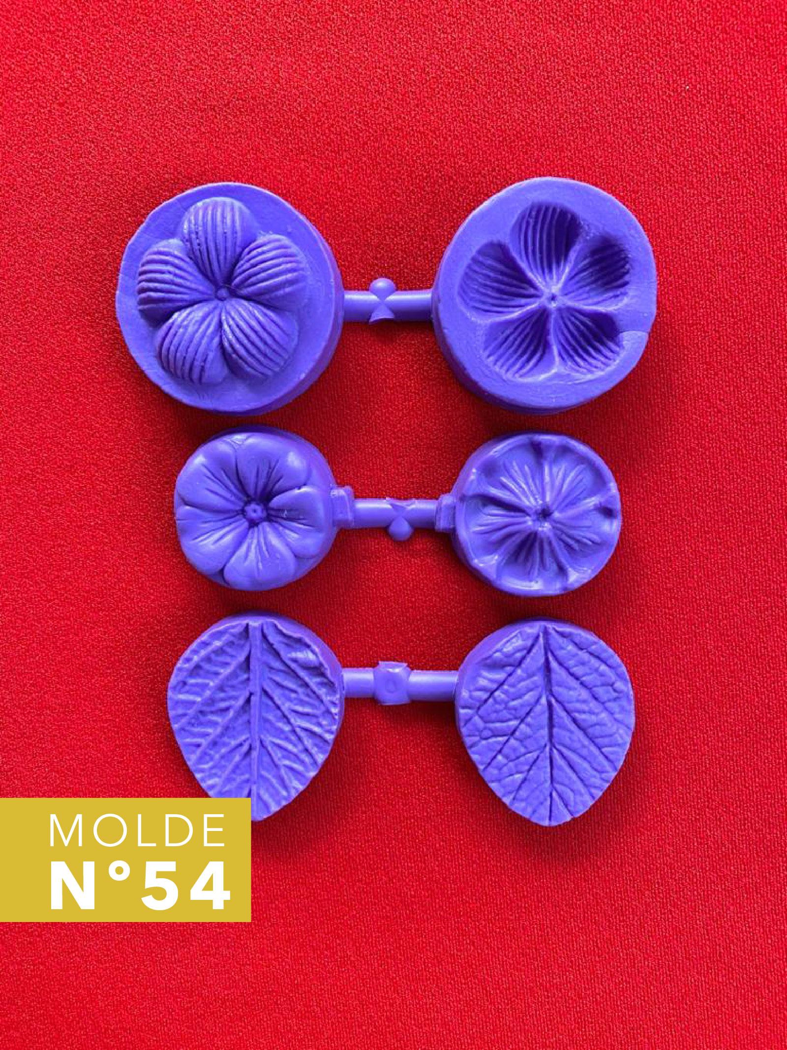 MOLDE SILICONA LK MOLDE N.54 - FLORES