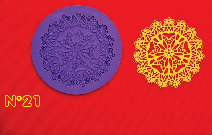 MOLDE SILICONA LK PUNTILLA N.21 -  MANDALA
