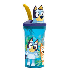 VASO 360ml. FIGURTA 3D - BLUEY