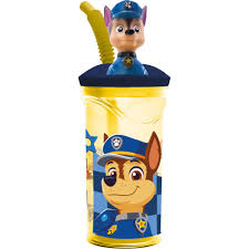 VASO 360ml. FIGURTA 3D - PAW PATROL