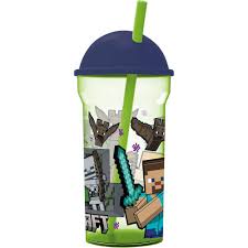 VASO 460ml. TRANSP.TAPA.ALTA - MINICRAFT 