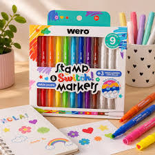 MARCADOR WERO STAMP SWICTCH MARKERS x 12