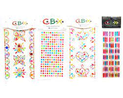 STIKER CBX GEMAS ACRILIC. ( 6.5x17cm)