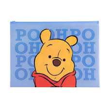 WINNIE POOH SOBRE PVC A4 ZIPPER