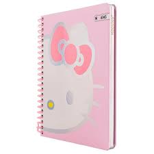 HELLO KITTY CUADERNO 1/2 OFICIO TD.96h.80gr.