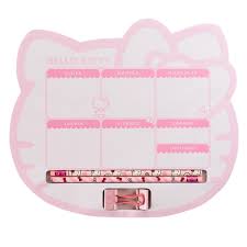 HELLO KITTY PLANER SEMANAL + ACCESORIOS 