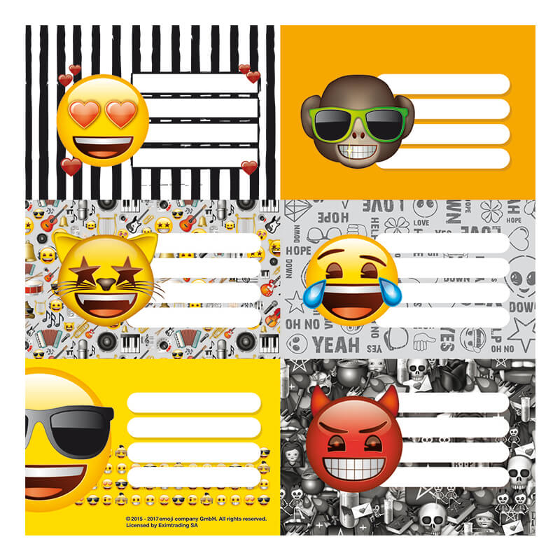 EMOJI ETIQUETAS x 12
