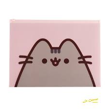 PUSHEEN SOBRE PVC A4 ZIPPER