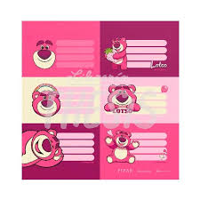 LOTSO ETIQUETAS ESCOLAR x 12u.
